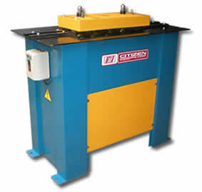 heavy Duty Pittsburgh Lock Forming Machine for HVAC duct fabrication workshop